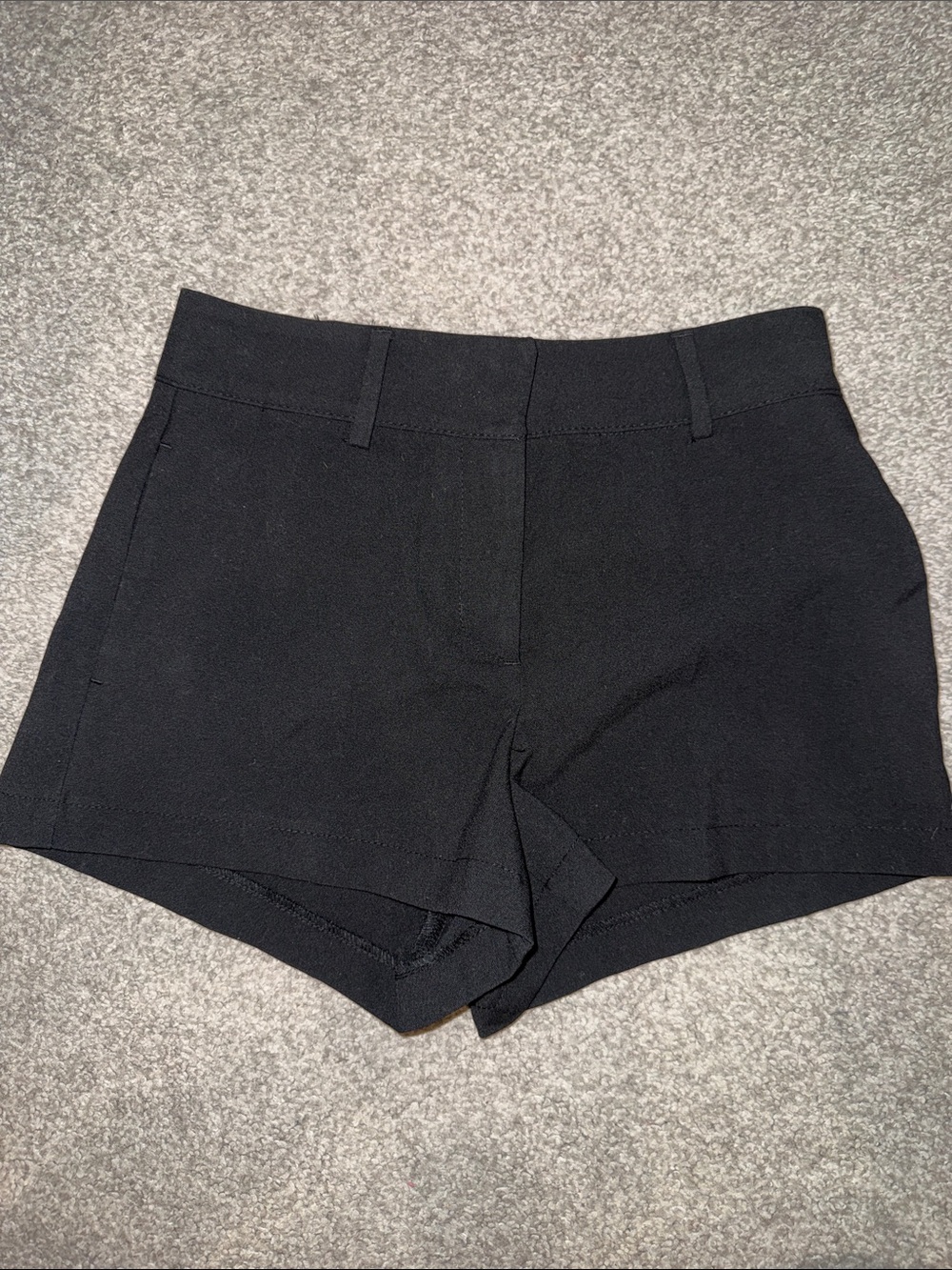 Bershka Classic Black Women's Tailored Shorts
